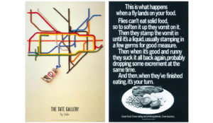 The Tube and Public Health Posters – Creative copywriting – Jonathan Wilcock