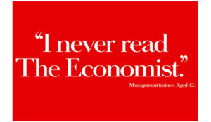 Economist Poster – Creative copywriting – Jonathan Wilcock