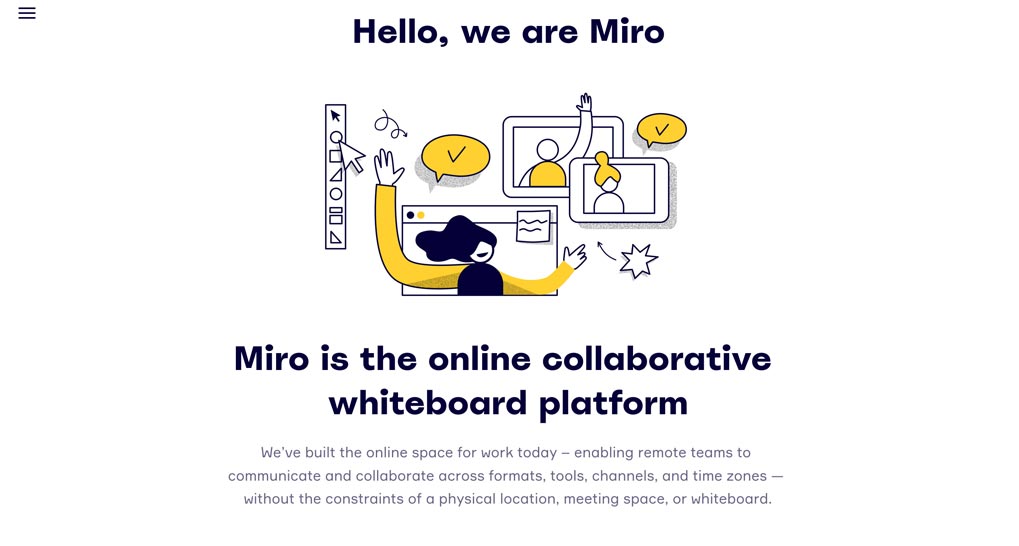 Miro – brand guidelines intro – Jonathan Wilcock Freelance Copywriter
