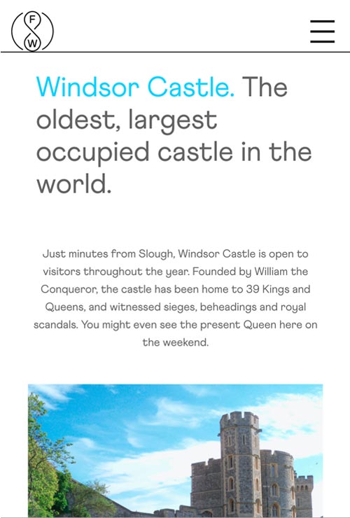 The Future Works – Website Copywriting – Windsor Castle – Jonathan Wilcock Freelance Copywriter