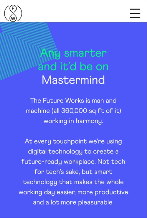 The Future Works – Website Copywriting – Smart Building – Jonathan Wilcock Freelance Copywriter