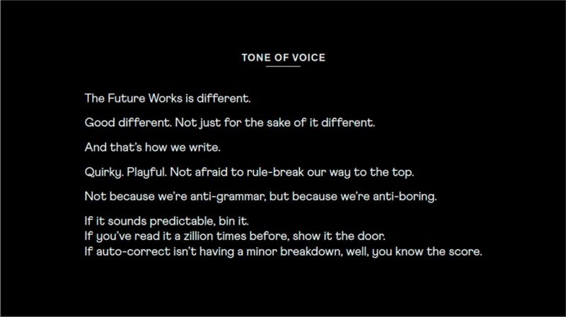 The Future Works – Tone of Voice1 – Jonathan Wilcock Freelance Copywriter