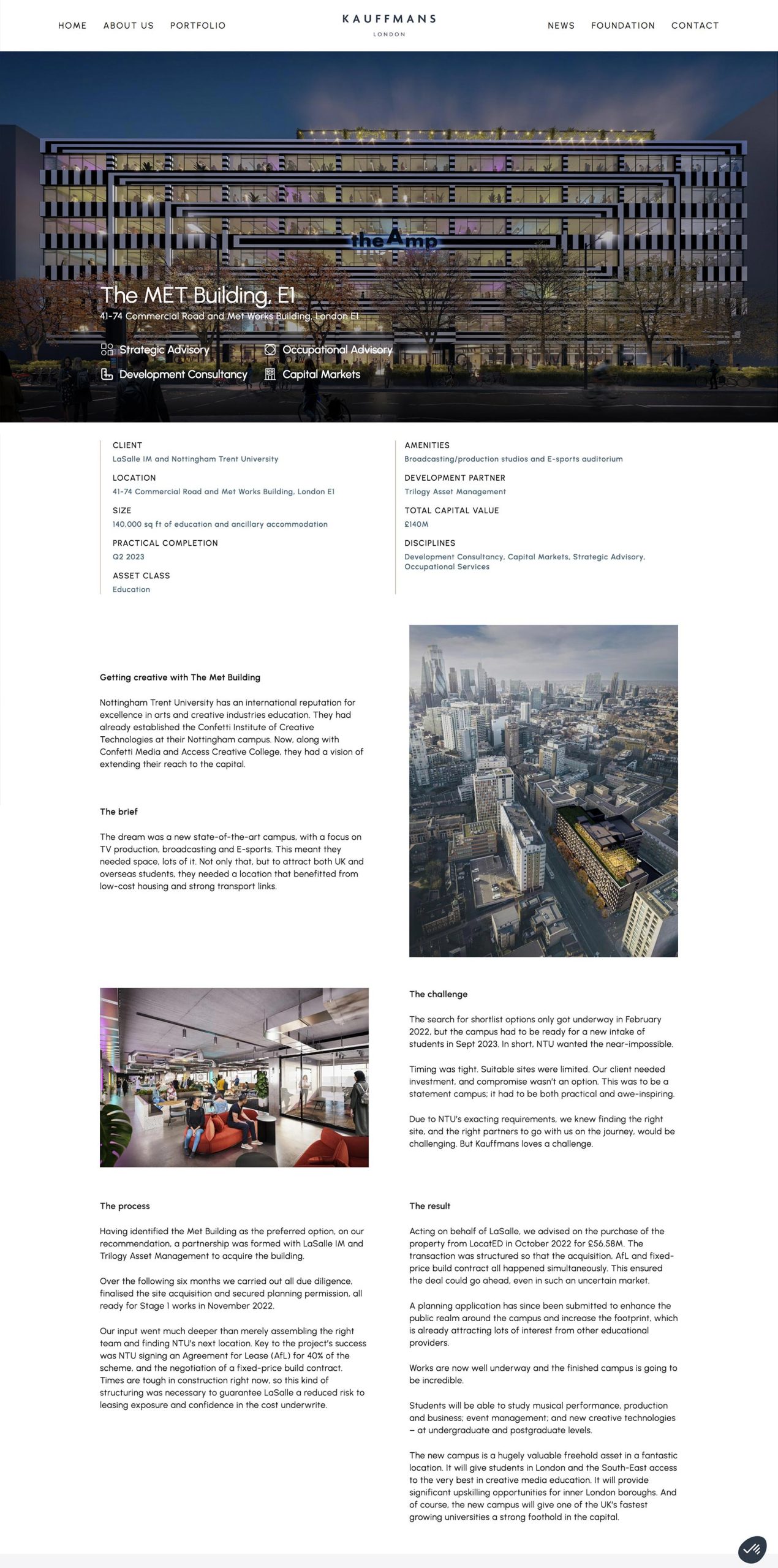 Met Building – Full Case Study