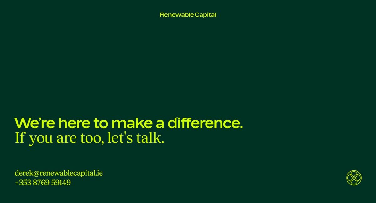 Renewable Capital 6 – brand tone of voice and web copy by Jonathan Wilcock
