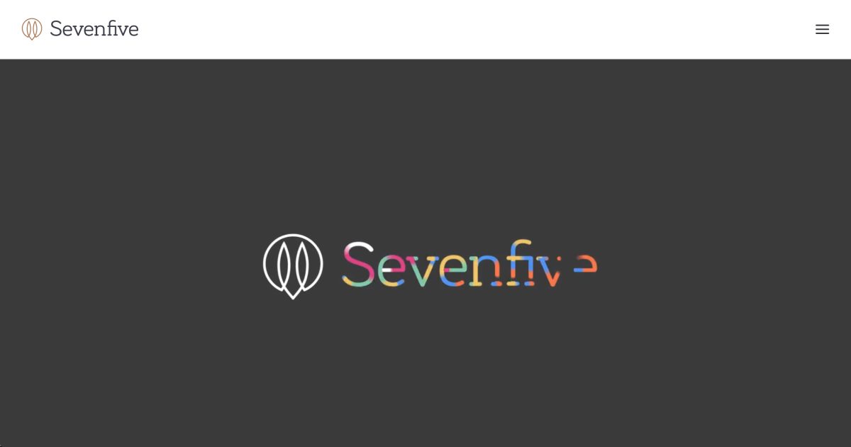 Sevenfive home page