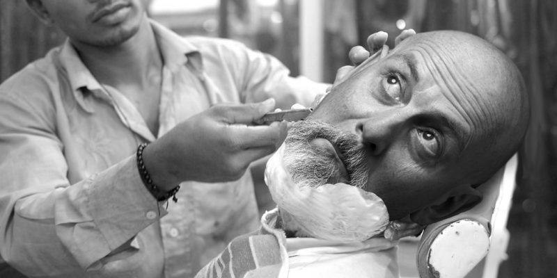 Trust – one of the corberstones of freelance copywriting – Jonathan Wilcock in the barber's chair