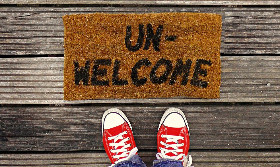 Un-welcome mat